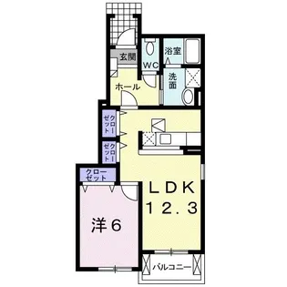 ナスカ I【1階】の間取り