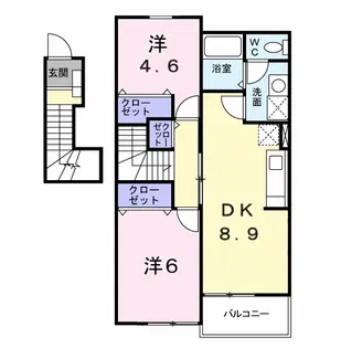 アタゴ・パインヒルズ【2階】の間取り