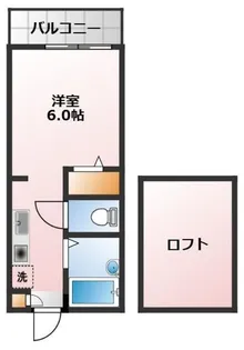 ラ・リューヌ・マツダ【1階】の間取り