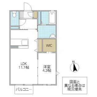 ブランエール M棟【2階】の間取り