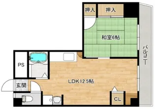 広島県広島市中区十日市町2【マンション】の間取り