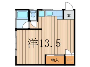 佐々木アパ-ト【2階】の間取り