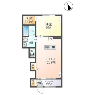 グリーンヒル【1階】の間取り