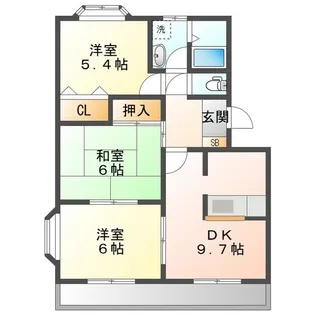 Wood Hills【2階】の間取り