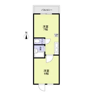 モデラート【2階】の間取り