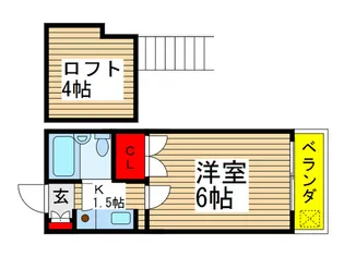 プレステ-ジ朝霞台.【1階】の間取り