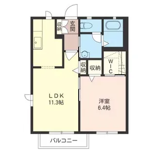若山ハイツ【1階】の間取り