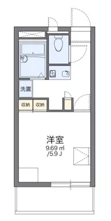 サンフローラII【1階】の間取り