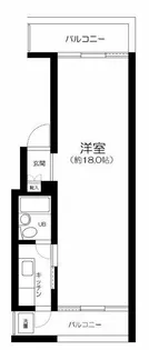ニューハイツ切り通し【3階】の間取り
