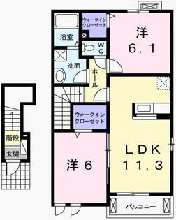 VIGOR12 II【2階】の間取り
