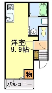 グランコンフォール本千葉II【2階】の間取り