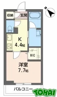 シャーメゾン松阪中央【1階】の間取り