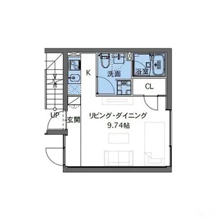 EDIT北千住【1階】の間取り