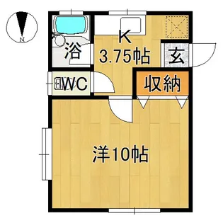 ハイツ7【2階】の間取り