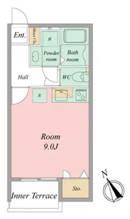 Bon Bonheur(ボン ボヌール)【2階】の間取り