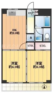 ラ・フォンテーヌ【1階】の間取り