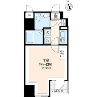 ラシクラスLAZO ginza-east(ラシクラスラゾ銀座イースト)【6階】の間取り