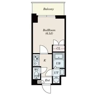 Le-Bear天王寺東【2階】の間取り