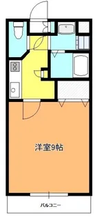 ゲインズビル【3階】の間取り