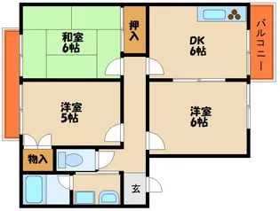 コート・ダジュール【1階】の間取り