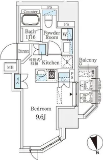 浅草田原町レジデンス【12階】の間取り