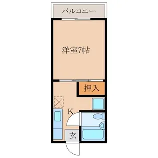 サンシャインKANOYA【2階】の間取り