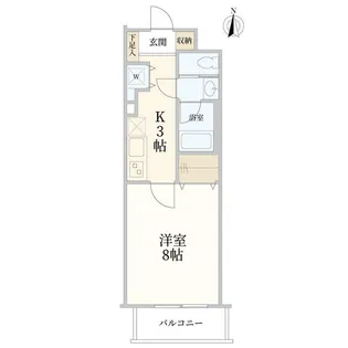 アネシス三鷹【1階】の間取り