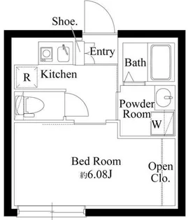 オプション坂下【2階】の間取り