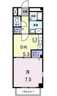 ライツ【1階】の間取り
