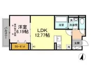 Precious II(プレシャス ツー)【3階】の間取り