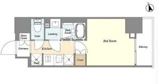 ベラスウィータ戸越【14階】の間取り