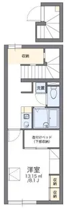 レオパレスComfort 煌【2階】の間取り