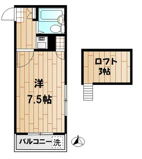 メイゾン綱島西【1階】の間取り