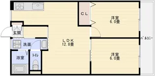 小松マンション【2階】の間取り