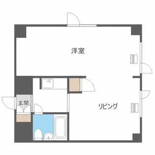 ティアラパレス北大前【8階】の間取り