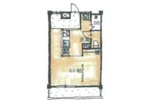 NINE LIVES【2階】の間取り