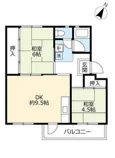 UR江南【4階】の間取り