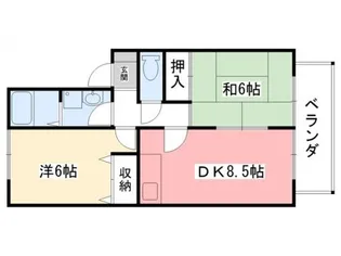 マドレ・ミホ【2階】の間取り