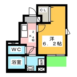 アドハイム【1階】の間取り