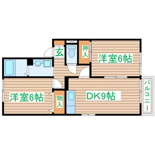 シェランジュ【1階】の間取り