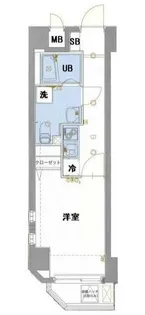 GENOVIA田端green veil【3階】の間取り