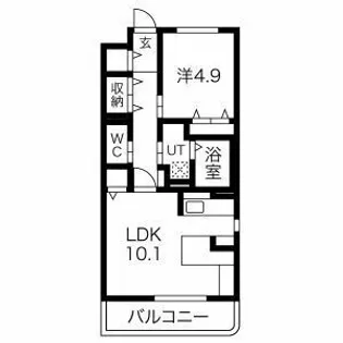 HEIM RUHE II (ヘイムルーエ)【1階】の間取り