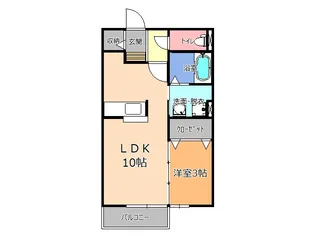 メイフェア【2階】の間取り