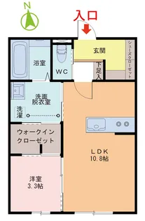 シェルブールM【1階】の間取り