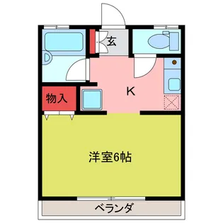 福島ハイツ【1階】の間取り