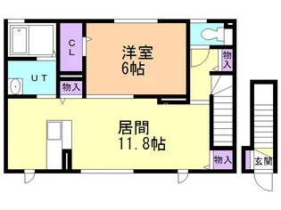 セジュールWit21【2階】の間取り