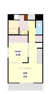 ISLAND戸高【8階】の間取り