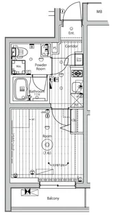メイクスアート桜木町【4階】の間取り