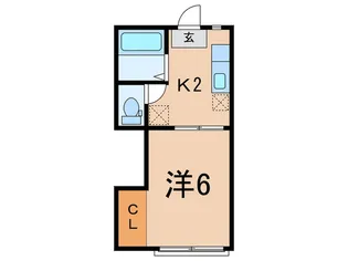 メゾンブルーエ【1階】の間取り