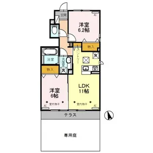 シュエット A【1階】の間取り